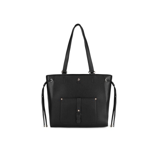 Beverly Hills Polo Club Torebka BHPC-C-015-07 Czarny ze sklepu MODIVO w kategorii Torby Shopper bag - zdjęcie 182646532