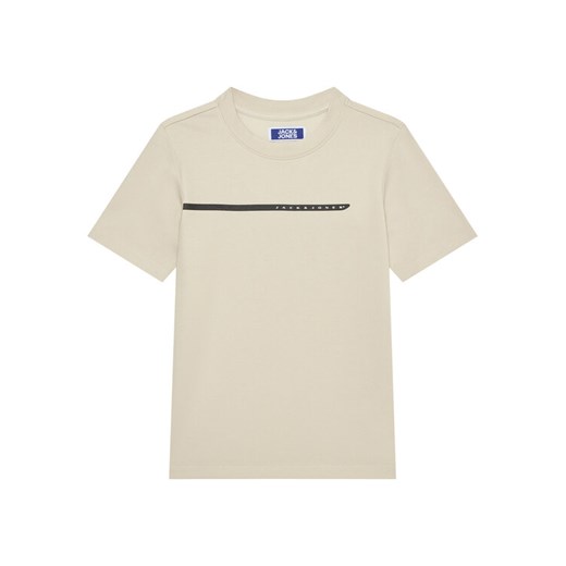Jack&Jones Junior T-Shirt Fusion 12274610 Beżowy Regular Fit ze sklepu MODIVO w kategorii T-shirty chłopięce - zdjęcie 182646594
