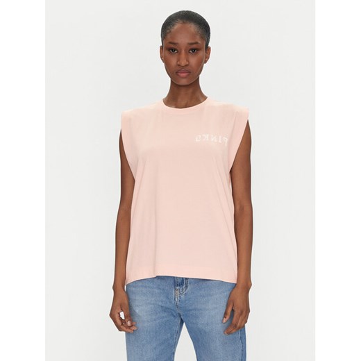 PINKO T-Shirt 104268 A2C0 Różowy Regular Fit ze sklepu MODIVO w kategorii Bluzki damskie - zdjęcie 182646614