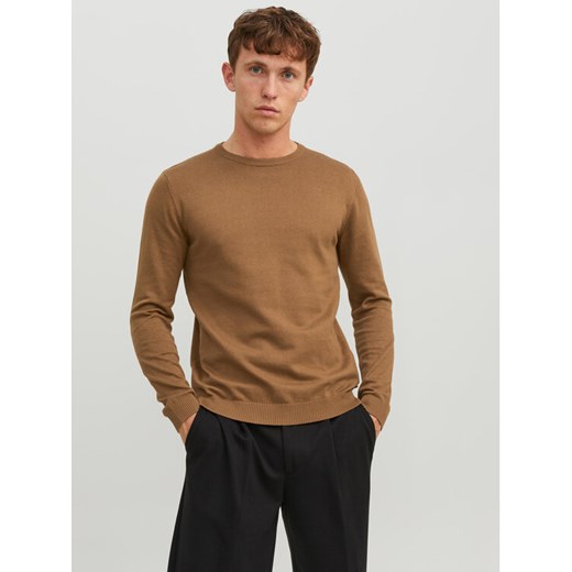 Jack&Jones Sweter 12137190 Brązowy Regular Fit XXL MODIVO