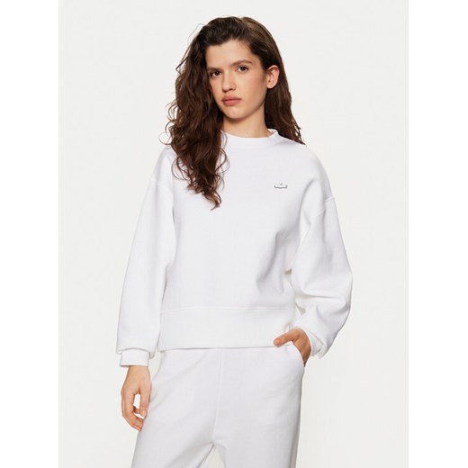 Lacoste Bluza SF5614 Biały Oversize ze sklepu MODIVO w kategorii Bluzy damskie - zdjęcie 182646643
