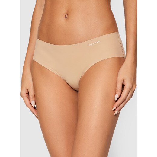 Calvin Klein Underwear Figi klasyczne 0000D3429E Beżowy ze sklepu MODIVO w kategorii Majtki damskie - zdjęcie 182646654