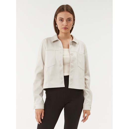 Noisy May Koszula Marin 27028388 Écru Relaxed Fit ze sklepu MODIVO w kategorii Koszule damskie - zdjęcie 182646691