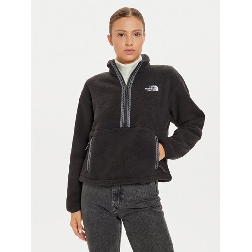 The North Face Polar Fleeski NF0A88Z3 Czarny Regular Fit ze sklepu MODIVO w kategorii Bluzy damskie - zdjęcie 182646694