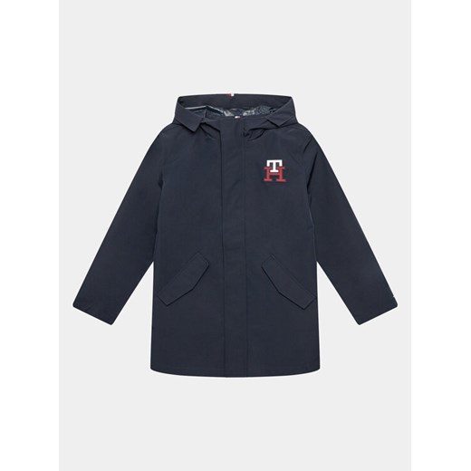 Tommy Hilfiger Parka KB0KB08224 D Granatowy Regular Fit ze sklepu MODIVO w kategorii Kurtki chłopięce - zdjęcie 182646714