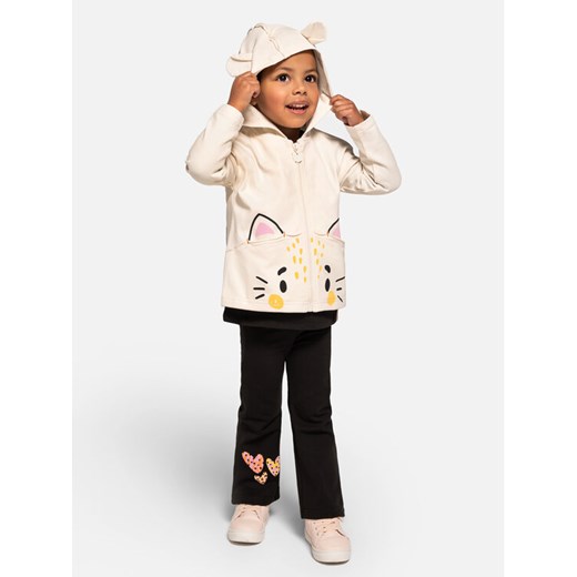 Coccodrillo Bluza WC4132401CEN Écru Regular Fit ze sklepu MODIVO w kategorii Bluzy i swetry - zdjęcie 182646763