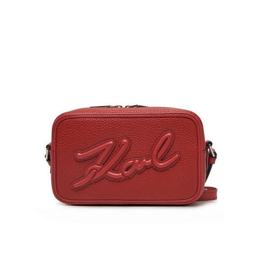 KARL LAGERFELD Torebka A1W30040 Czerwony ze sklepu MODIVO w kategorii Listonoszki - zdjęcie 182646771