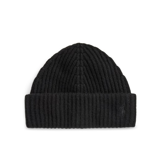 Polo Ralph Lauren Czapka 455954337003 Czarny ze sklepu MODIVO w kategorii Czapki zimowe męskie - zdjęcie 182646773