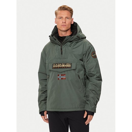Napapijri Kurtka anorak Rainforest Next NP0A4IB9 Zielony Regular Fit ze sklepu MODIVO w kategorii Kurtki męskie - zdjęcie 182646792