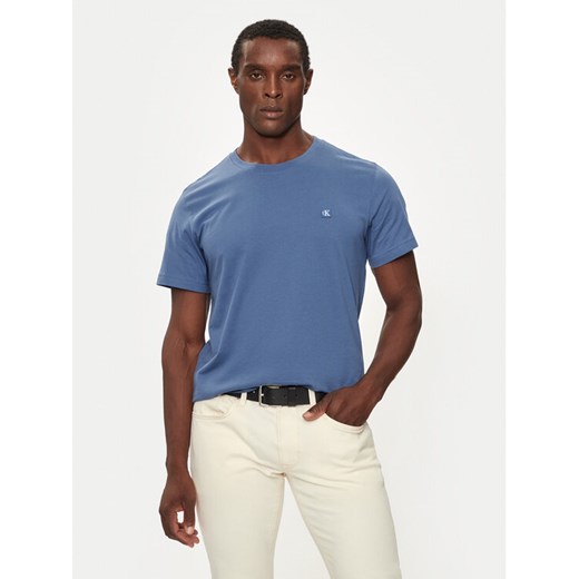 Calvin Klein Jeans T-Shirt J30J325268 Niebieski Regular Fit XS MODIVO