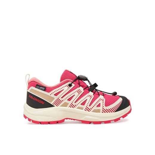 Salomon Trekkingi Xa Pro V8 Waterproof L47729500 Czerwony ze sklepu MODIVO w kategorii Buty trekkingowe dziecięce - zdjęcie 182646802