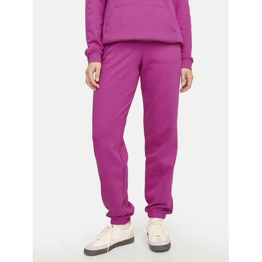 JJXX Spodnie dresowe Abbie 12223960 Różowy Relaxed Fit ze sklepu MODIVO w kategorii Spodnie damskie - zdjęcie 182646841