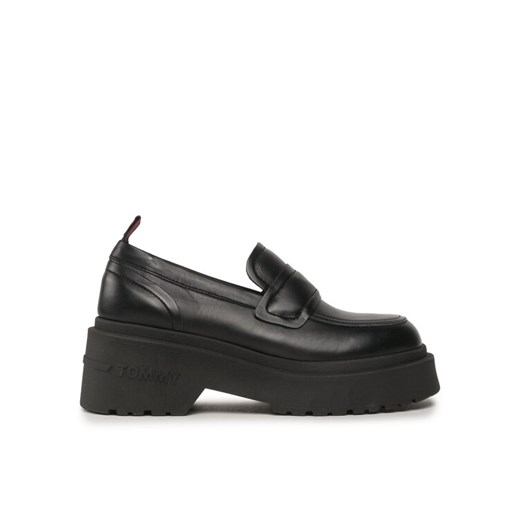 Tommy Jeans Loafersy Tjw Ava Loafer EN0EN02218 Czarny ze sklepu MODIVO w kategorii Półbuty damskie - zdjęcie 182646860
