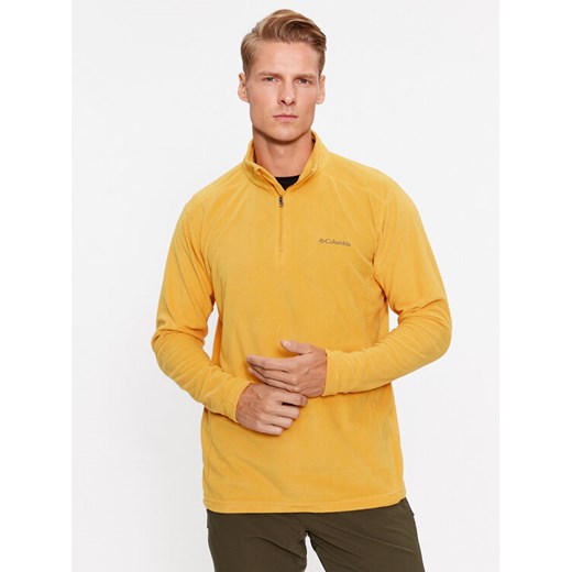 Columbia Polar Klamath Range™ II Half Zip Żółty Regular Fit ze sklepu MODIVO w kategorii Bluzy męskie - zdjęcie 182646872