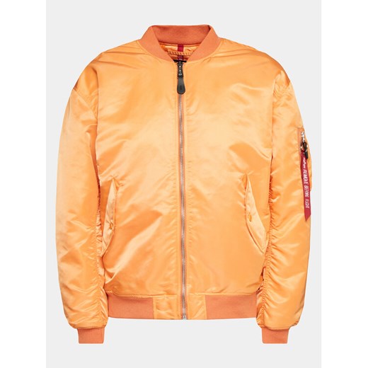 Alpha Industries Kurtka bomber MA-1 CS 136136 Pomarańczowy Relaxed Fit ze sklepu MODIVO w kategorii Kurtki męskie - zdjęcie 182646931