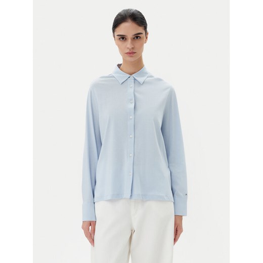 Tommy Hilfiger Koszula WW0WW45983 Błękitny Regular Fit ze sklepu MODIVO w kategorii Koszule damskie - zdjęcie 182646972