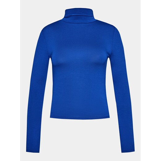Gina Tricot Bluzka 10592 Niebieski Regular Fit ze sklepu MODIVO w kategorii Bluzki damskie - zdjęcie 182647021