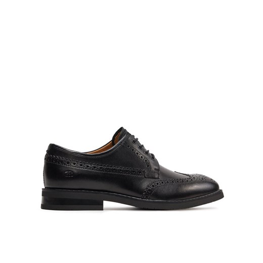 Gino Rossi Półbuty DANTE-02 123AM Czarny ze sklepu MODIVO w kategorii Buty eleganckie męskie - zdjęcie 182647043