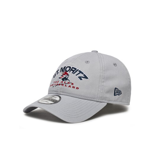 New Era Czapka z daszkiem Washed St. Moritz Ski 9TWENTY 60580868 Szary ze sklepu MODIVO w kategorii Czapki z daszkiem męskie - zdjęcie 182647050