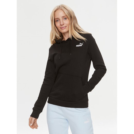 Puma Bluza Ess+ Embroidery 670004 Czarny Regular Fit ze sklepu MODIVO w kategorii Bluzy damskie - zdjęcie 182647063