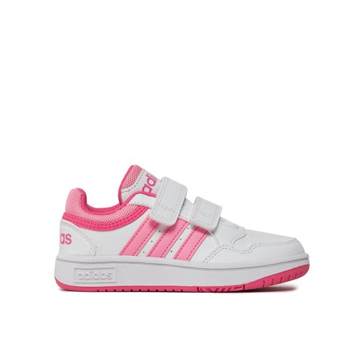 adidas Sneakersy Hoops 3.0 Cf C IG6105 Biały ze sklepu MODIVO w kategorii Buty sportowe dziecięce - zdjęcie 182647092