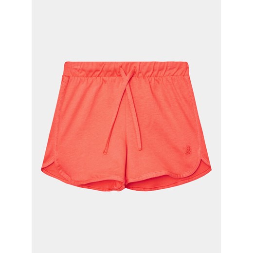 United Colors Of Benetton Szorty sportowe 3I1XC901F Czerwony Regular Fit ze sklepu MODIVO w kategorii Spodenki dziewczęce - zdjęcie 182647112