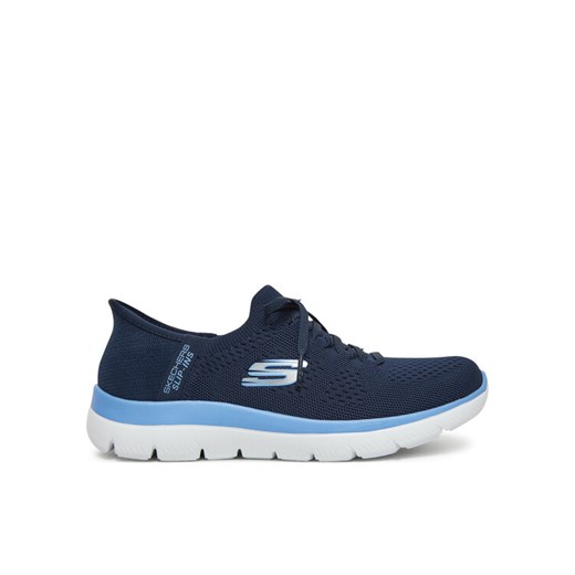 Skechers Sneakersy Summits-New Daily 150263/NVBL Granatowy ze sklepu MODIVO w kategorii Buty sportowe damskie - zdjęcie 182647174