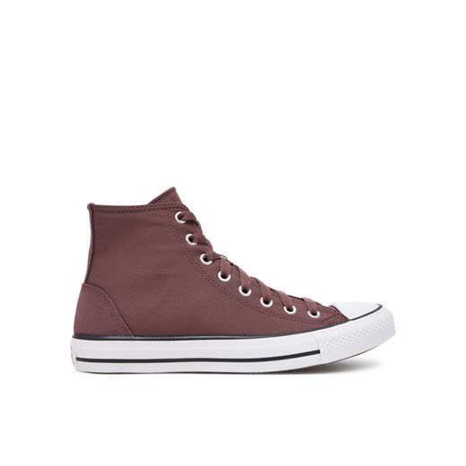 Converse Trampki Chuck Taylor All Star Polyester & Suede A12710C Bordowy ze sklepu MODIVO w kategorii Trampki męskie - zdjęcie 182647192