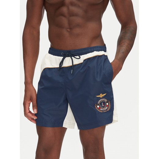 Aeronautica Militare Szorty kąpielowe 251BW228CT3539 Granatowy Regular Fit ze sklepu MODIVO w kategorii Kąpielówki - zdjęcie 182647262