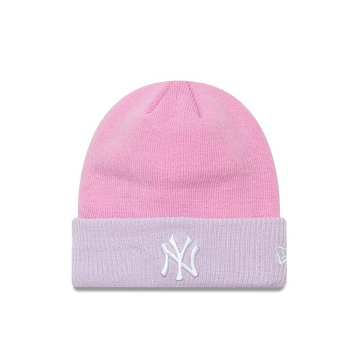 New Era Czapka Youth Colour Block 60565305 Różowy ze sklepu MODIVO w kategorii Czapki dziecięce - zdjęcie 182647281