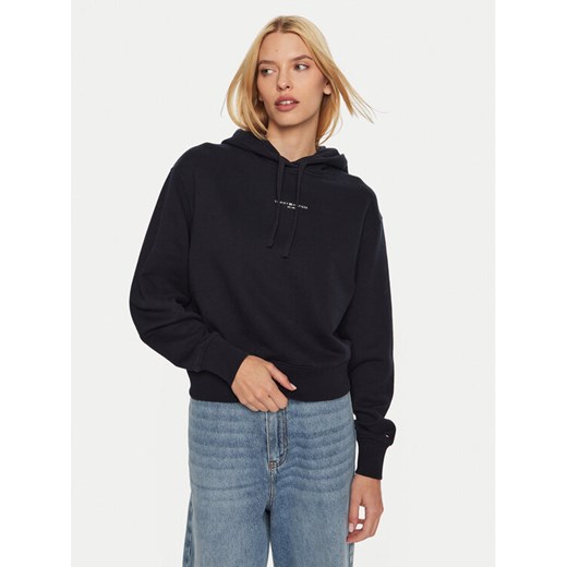Tommy Hilfiger Bluza WW0WW42896 Granatowy Regular Fit ze sklepu MODIVO w kategorii Bluzy damskie - zdjęcie 182647332