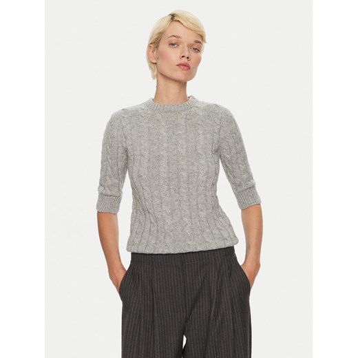2NDDAY Sweter Natal 2245343456 Szary Slim Fit ze sklepu MODIVO w kategorii Swetry damskie - zdjęcie 182647404