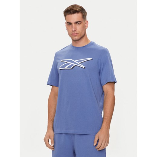 Reebok T-Shirt Vector Pack Ri Logo Tee 100202408 Fioletowy Regular Fit ze sklepu MODIVO w kategorii T-shirty męskie - zdjęcie 182647454
