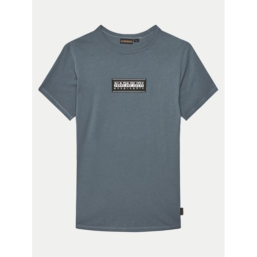 Napapijri T-Shirt Chamois NP0A4ILE D Niebieski Regular Fit ze sklepu MODIVO w kategorii T-shirty chłopięce - zdjęcie 182647463