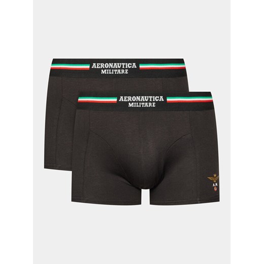 Aeronautica Militare Komplet 2 par bokserek AM1UBX001 Czarny ze sklepu MODIVO w kategorii Majtki męskie - zdjęcie 182647482