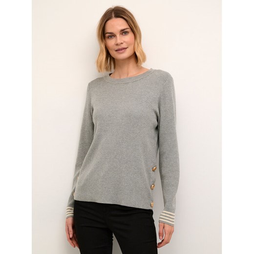 Culture Sweter Cuannemarie 50109693 Szary Feminine Fit ze sklepu MODIVO w kategorii Swetry damskie - zdjęcie 182647511