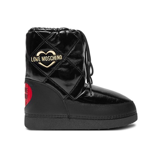 LOVE MOSCHINO Śniegowce JA24982G0LEB1000 Czarny ze sklepu MODIVO w kategorii Śniegowce damskie - zdjęcie 182647523