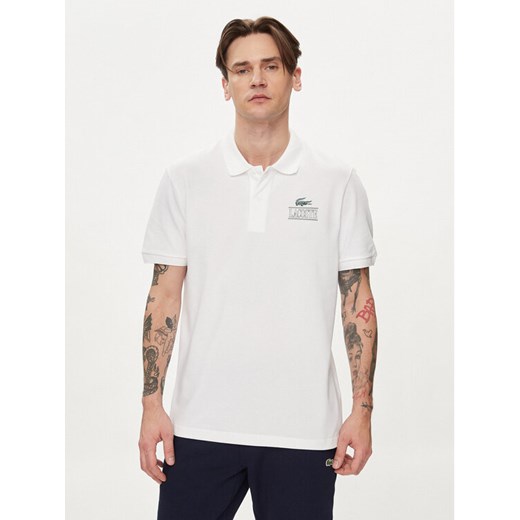 Lacoste Polo PH1136 Biały Regular Fit ze sklepu MODIVO w kategorii T-shirty męskie - zdjęcie 182647551