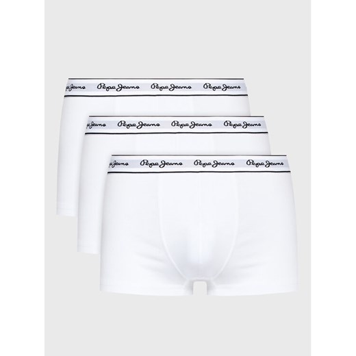 Pepe Jeans Komplet 3 par bokserek Pepe Tk 3P PMU10975 Biały ze sklepu MODIVO w kategorii Majtki męskie - zdjęcie 182647562