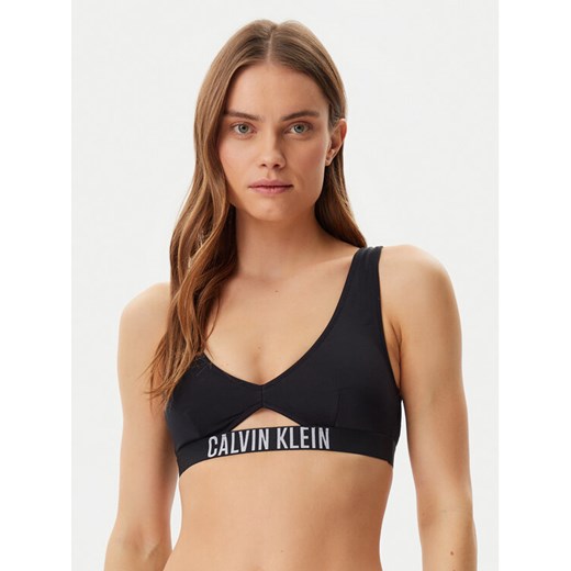 Calvin Klein Swimwear Góra od bikini KW0KW02745 Czarny ze sklepu MODIVO w kategorii Stroje kąpielowe - zdjęcie 182647572
