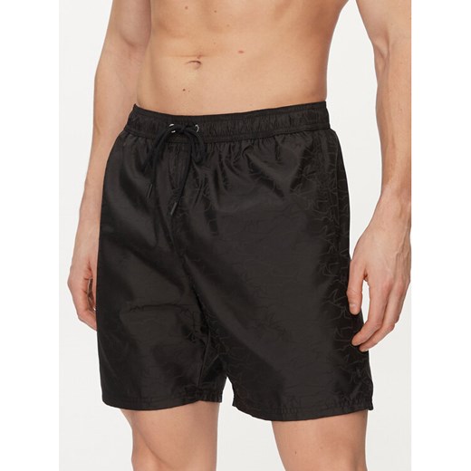 Paul&Shark Szorty kąpielowe 24415041 Czarny Regular Fit ze sklepu MODIVO w kategorii Kąpielówki - zdjęcie 182647602