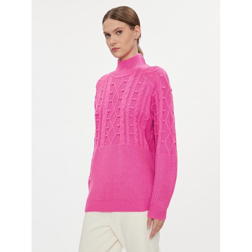 Silvian Heach Sweter GPA23251LU Różowy Regular Fit ze sklepu MODIVO w kategorii Swetry damskie - zdjęcie 182647643