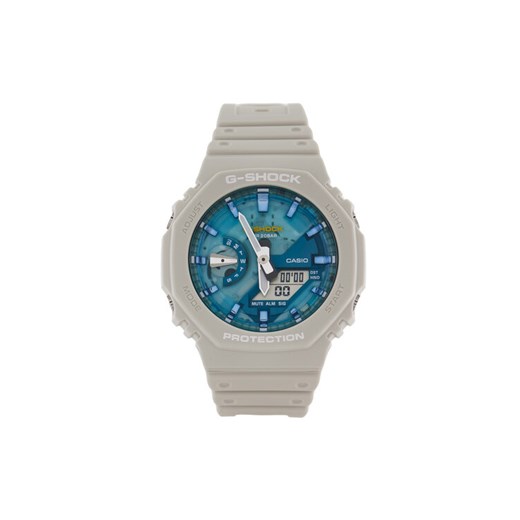 G-Shock Zegarek GA-2100AS-5AER Écru ze sklepu MODIVO w kategorii Zegarki - zdjęcie 182647651