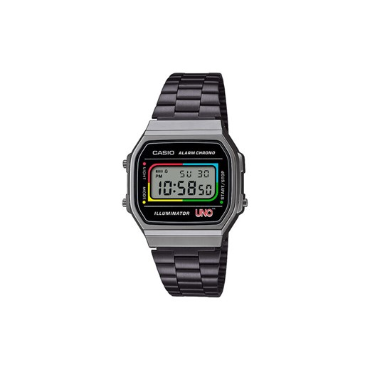 Casio Zegarek Vintage Maxi X Uno™ A168WEUC-1AER Czarny ze sklepu MODIVO w kategorii Zegarki - zdjęcie 182647670