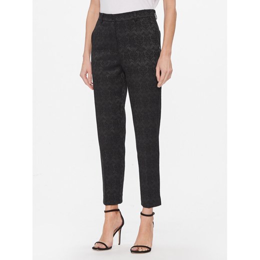 Please Spodnie materiałowe P0YCCGO000 Czarny Slim Fit ze sklepu MODIVO w kategorii Spodnie damskie - zdjęcie 182647682