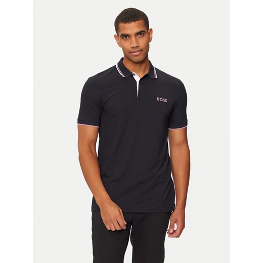 Boss Polo Paddy Pro 50469102 Granatowy Regular Fit ze sklepu MODIVO w kategorii T-shirty męskie - zdjęcie 182647721