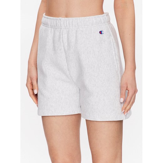 Champion Szorty sportowe Minimal Reverse Weave 116247 Szary Regular Fit ze sklepu MODIVO w kategorii Szorty - zdjęcie 182647781