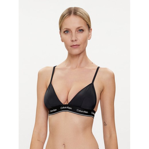 Calvin Klein Swimwear Góra od bikini KW0KW02424 Czarny ze sklepu MODIVO w kategorii Stroje kąpielowe - zdjęcie 182647961
