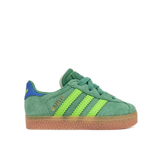 adidas Sneakersy Gazelle Comfort Closure JP7137 Zielony ze sklepu MODIVO w kategorii Buty sportowe dziecięce - zdjęcie 182647993