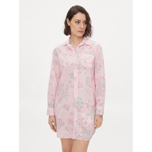 Lauren Ralph Lauren Koszula nocna ILN32317 Różowy ze sklepu MODIVO w kategorii Koszule nocne - zdjęcie 182648022